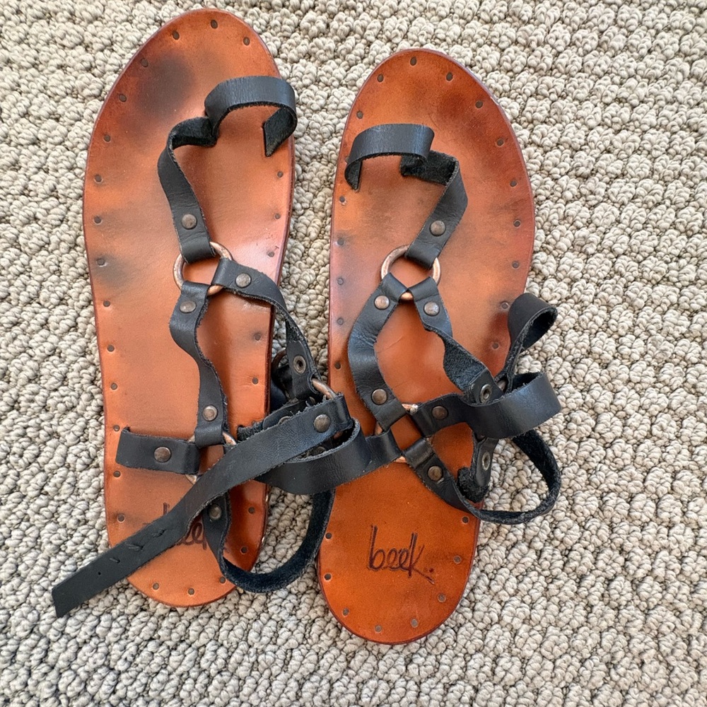 Beek Lara Leather sandals - Picture 2 of 4